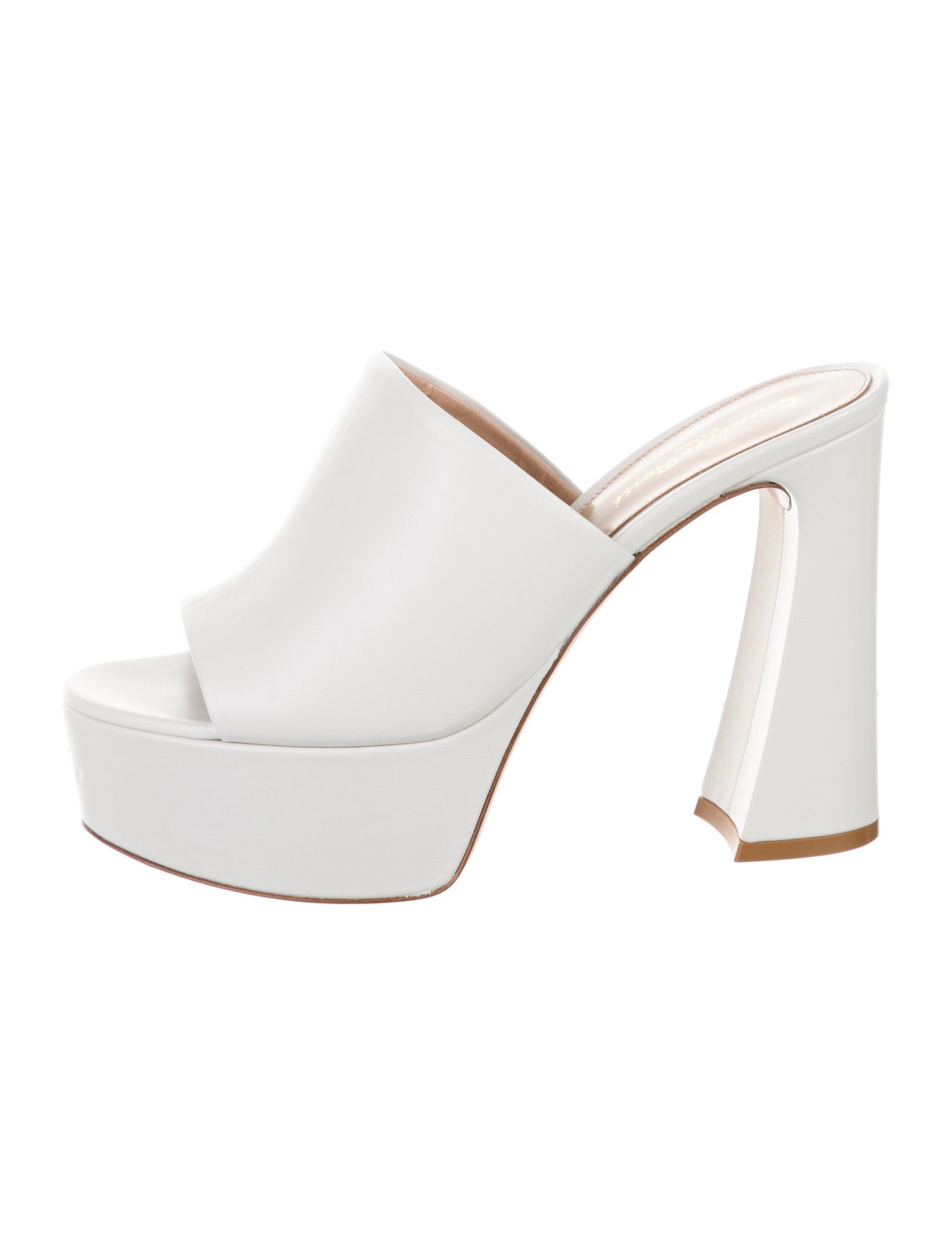 Gianvito Rossi Leather Slides