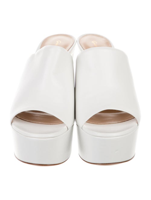 Gianvito Rossi Leather Slides