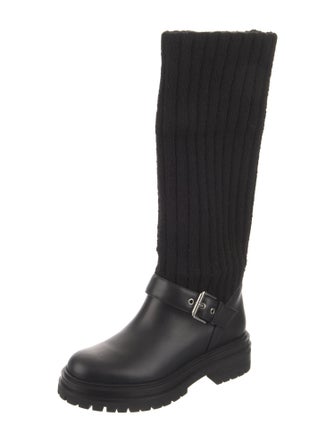 Gianvito Rossi Leather Rain Boots