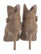 Gianvito Rossi Suede Leather Trim Embellishment Boots