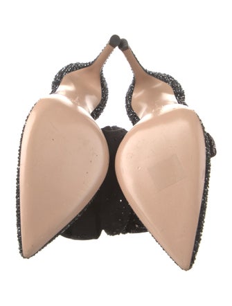 Gianvito Rossi Mesh Crystal Embellishments Boots