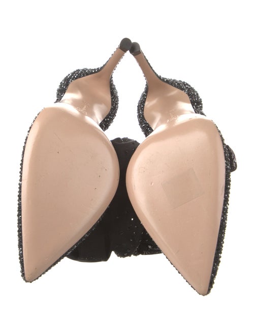 Gianvito Rossi Mesh Crystal Embellishments Boots