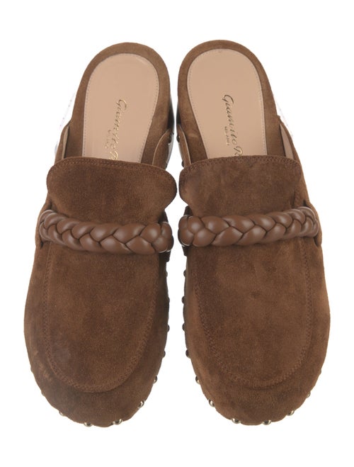 Gianvito Rossi Suede Mules
