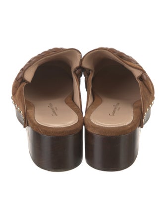 Gianvito Rossi Suede Mules
