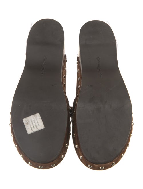 Gianvito Rossi Suede Mules