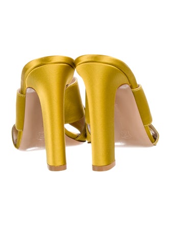 Gianvito Rossi Satin Slides