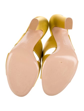 Gianvito Rossi Satin Slides