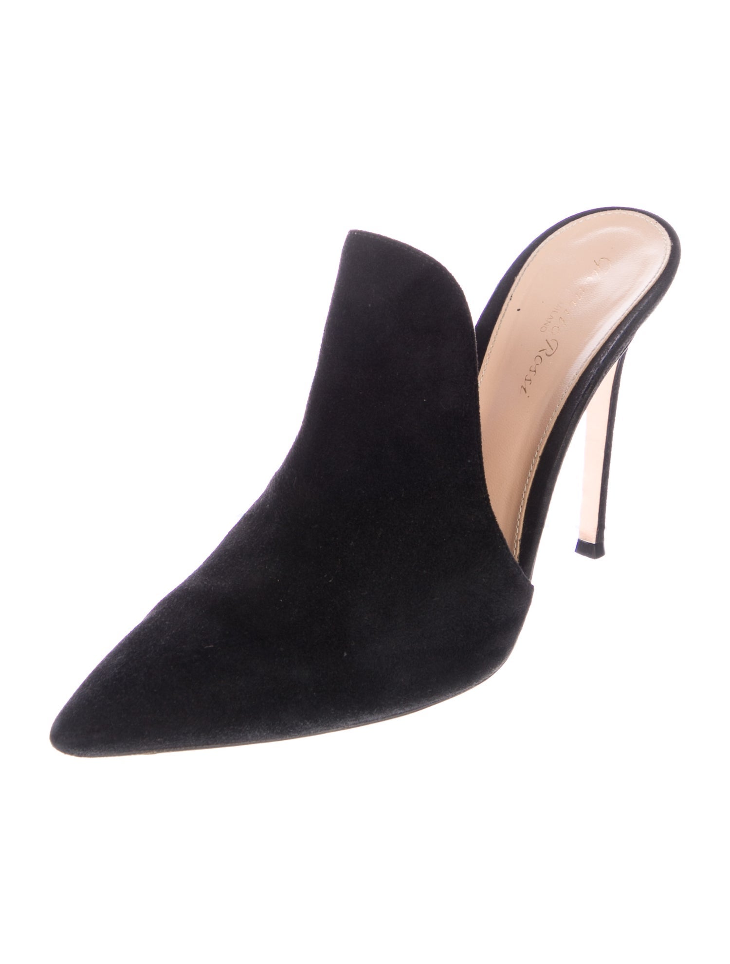 Gianvito Rossi Suede Mules
