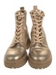 Gianvito Rossi Leather Combat Boots