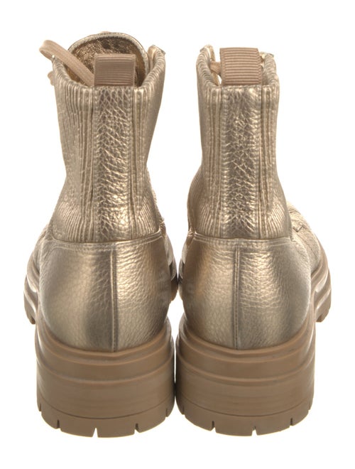 Gianvito Rossi Leather Combat Boots