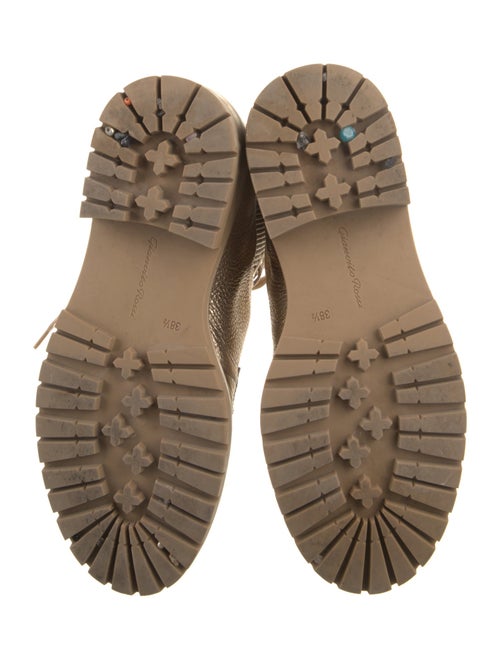 Gianvito Rossi Leather Combat Boots