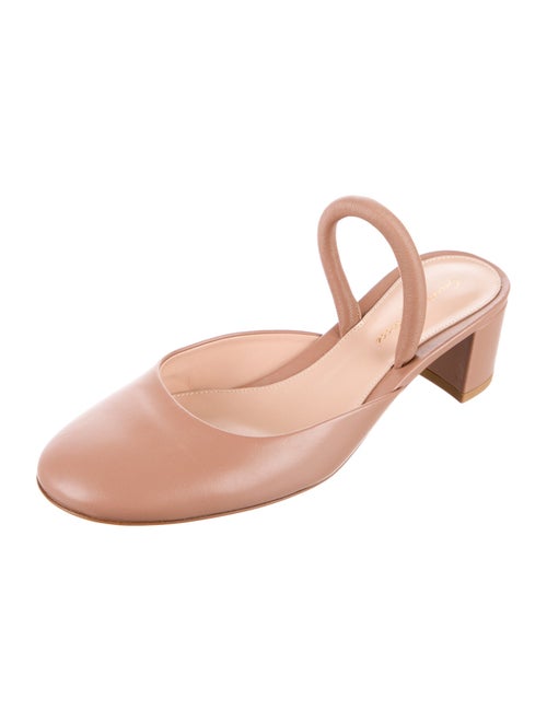 Gianvito Rossi Leather Mules