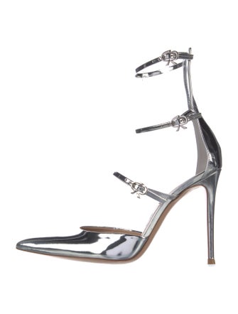 Gianvito Rossi Patent Leather D'Orsay Pumps
