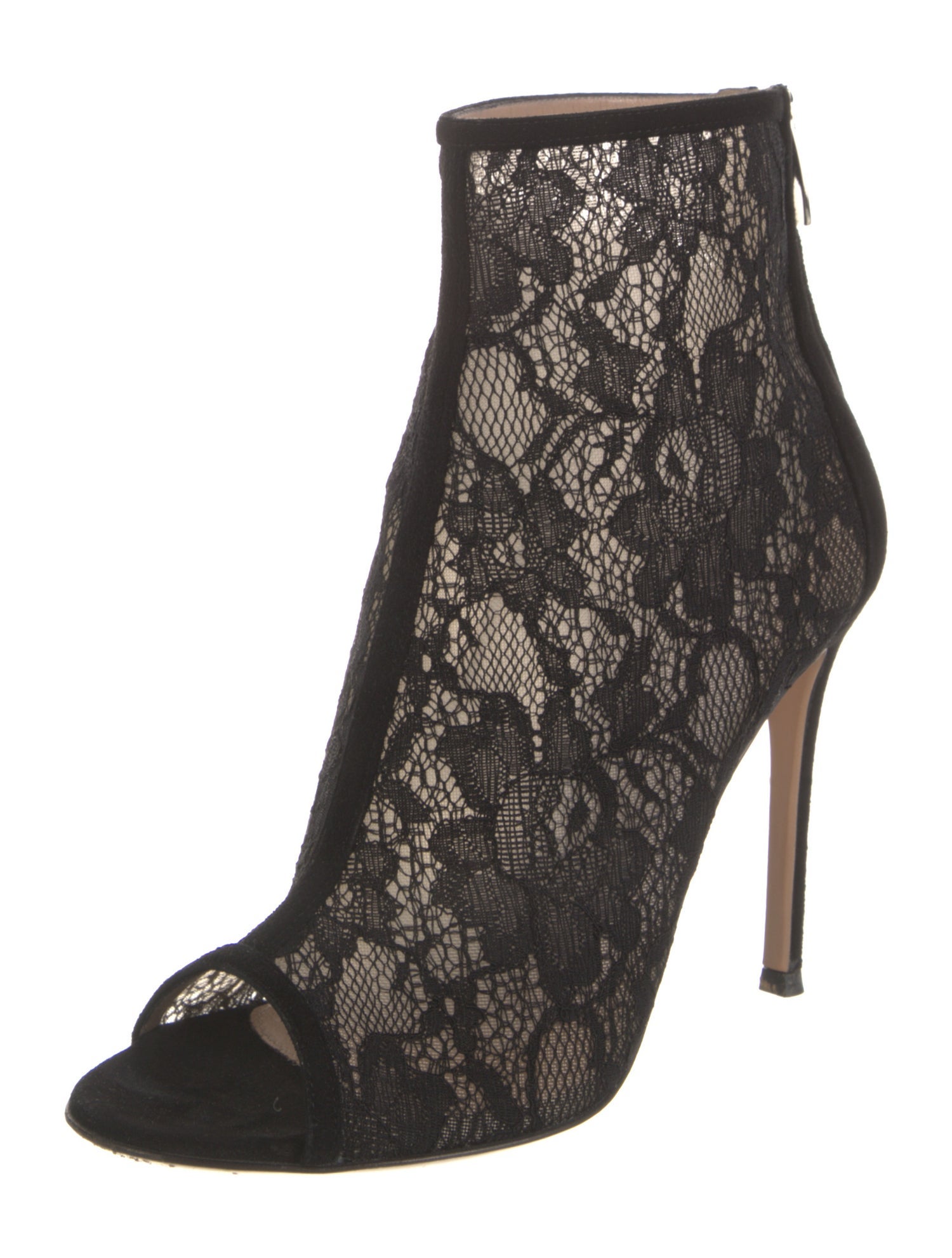 Gianvito Rossi Lace Lace Pattern Boots