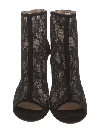 Gianvito Rossi Lace Lace Pattern Boots