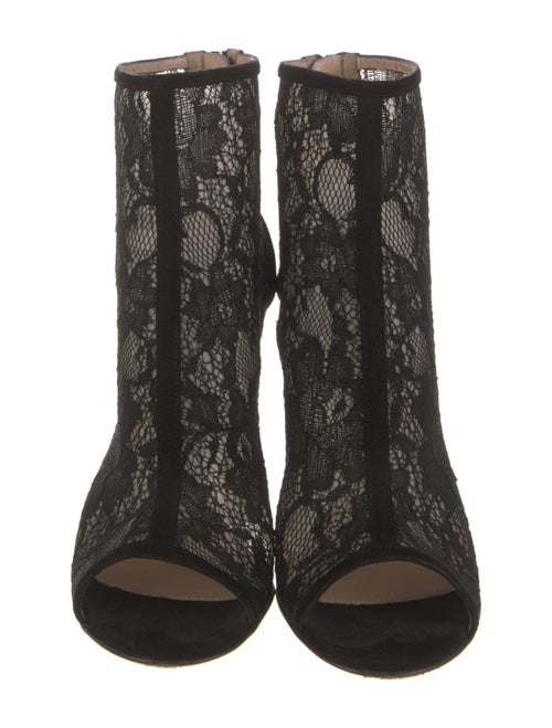Gianvito Rossi Lace Lace Pattern Boots