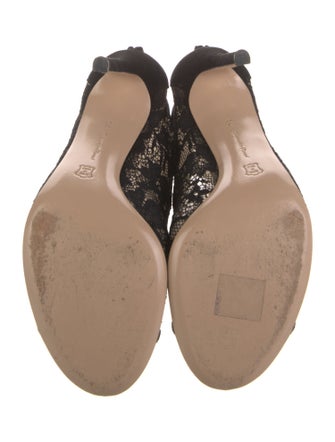 Gianvito Rossi Lace Lace Pattern Boots