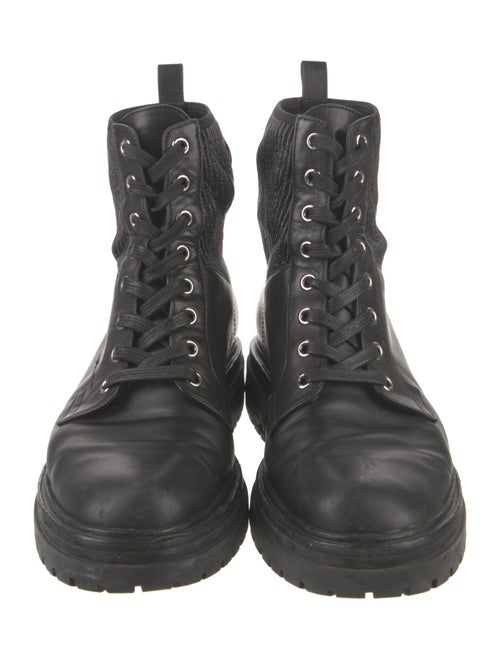 Gianvito Rossi Leather Combat Boots
