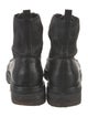 Gianvito Rossi Leather Combat Boots