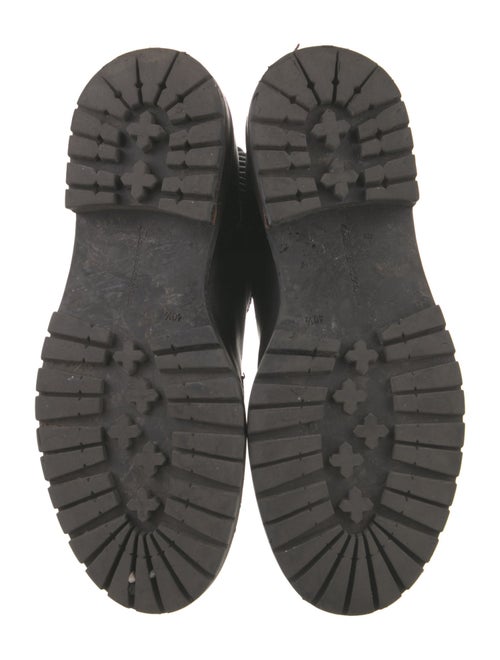 Gianvito Rossi Leather Combat Boots