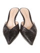 Gianvito Rossi Python Animal Print Mules