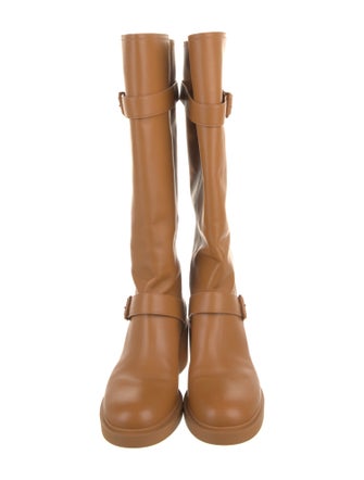 Gianvito Rossi Leather Riding Boots