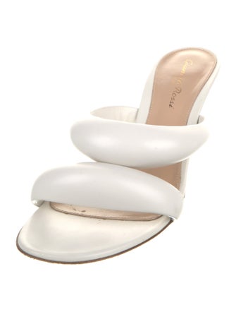 Gianvito Rossi Leather Slides