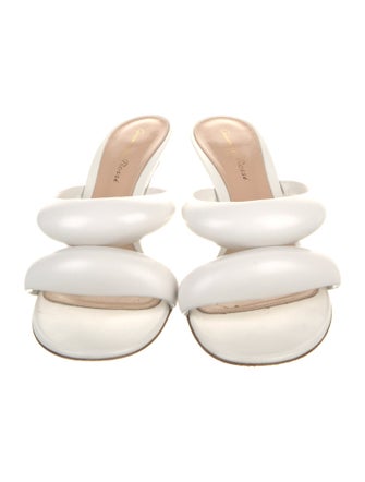 Gianvito Rossi Leather Slides