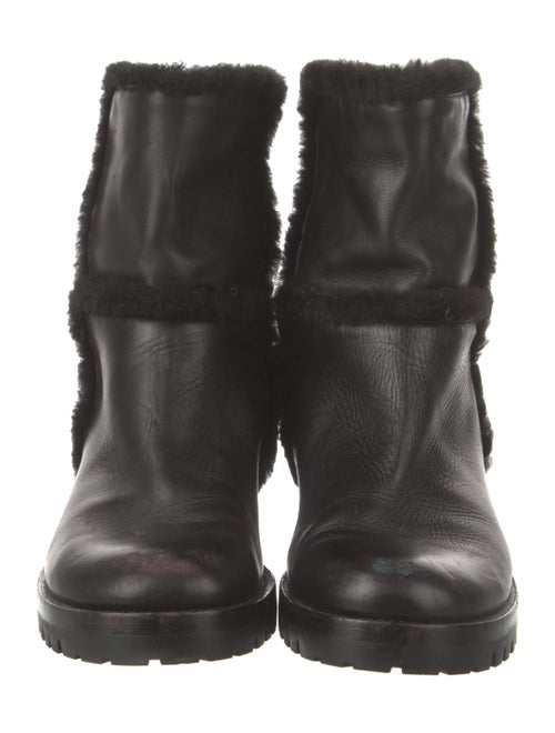 Gianvito Rossi Leather Moto Boots
