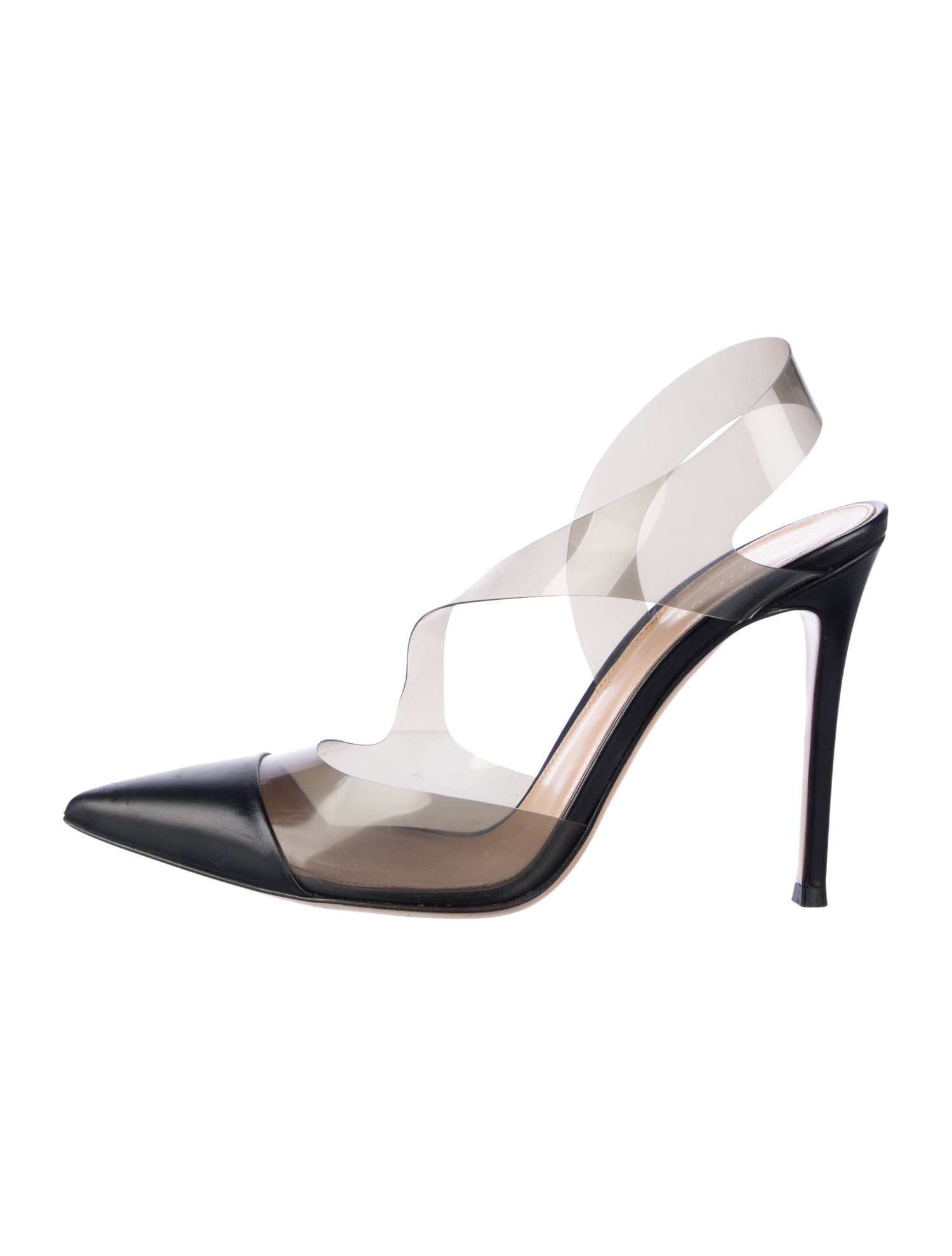 Gianvito Rossi Leather Slingback Pumps