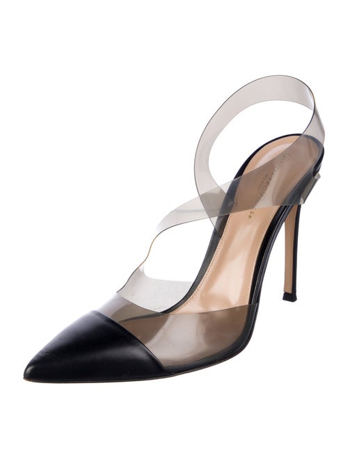 Gianvito Rossi Leather Slingback Pumps