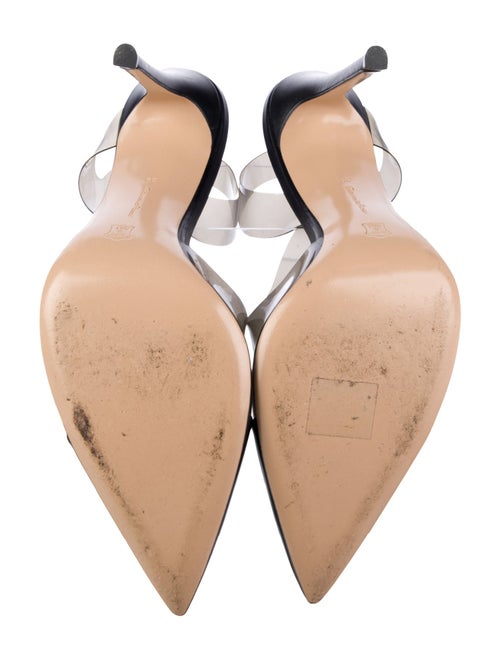 Gianvito Rossi Leather Slingback Pumps