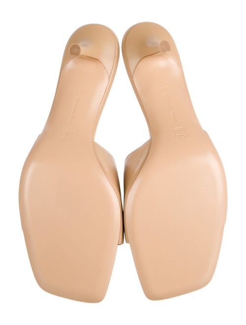 Gianvito Rossi Leather Slides