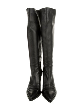 Gianvito Rossi Leather Riding Boots