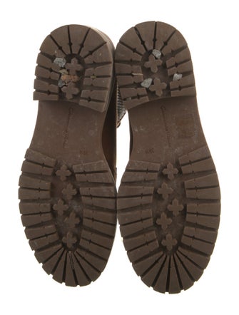 Gianvito Rossi Suede Combat Boots