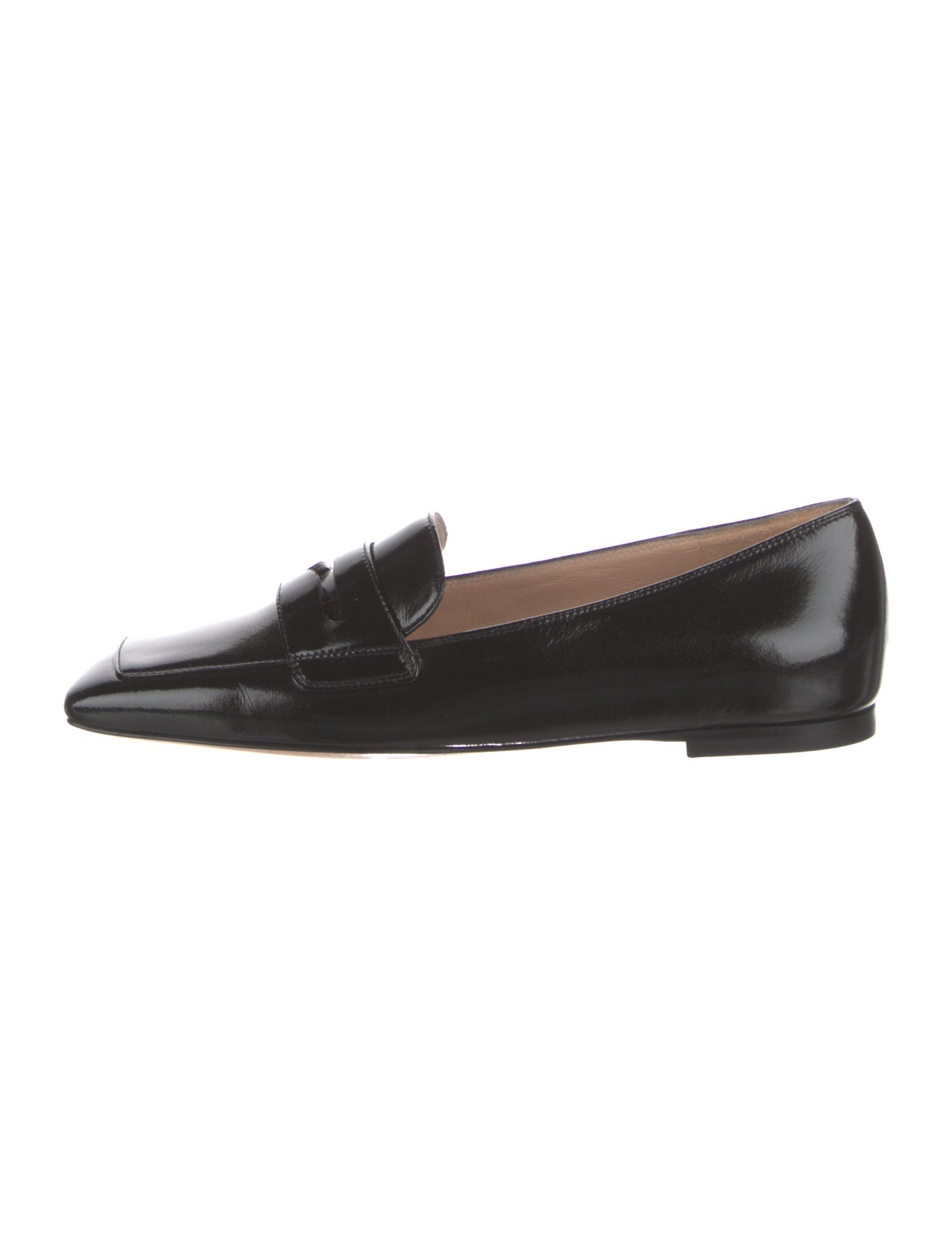 Gianvito Rossi Patent Leather Loafers