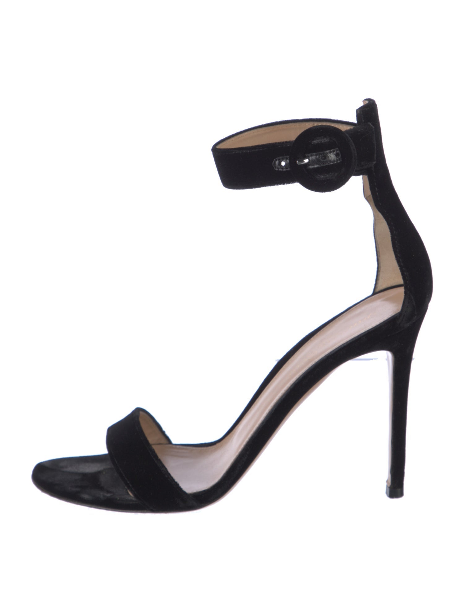 Gianvito Rossi Velvet Sandals