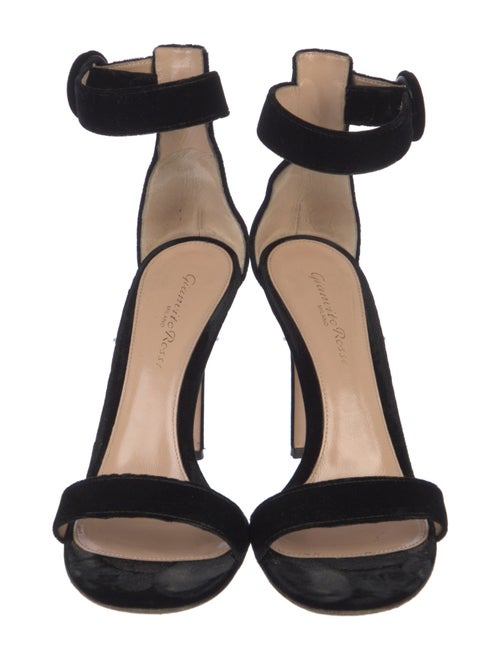 Gianvito Rossi Velvet Sandals