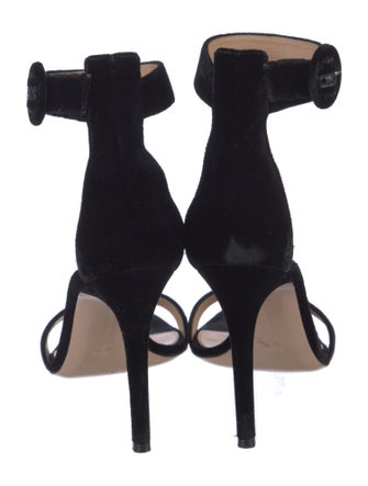 Gianvito Rossi Velvet Sandals