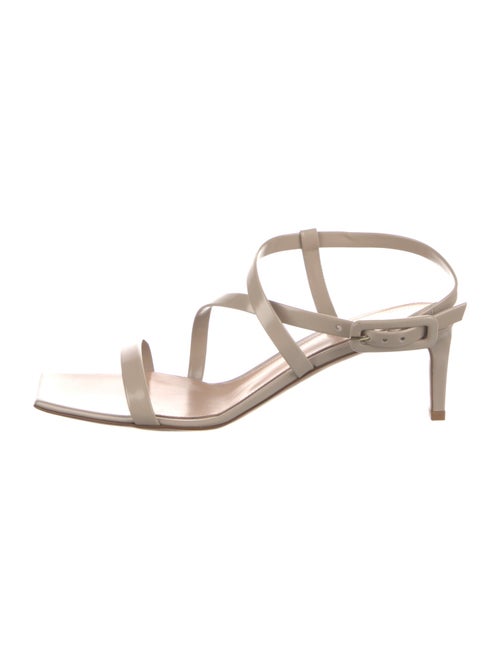 Gianvito Rossi Leather Slingback Sandals