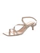 Gianvito Rossi Leather Slingback Sandals