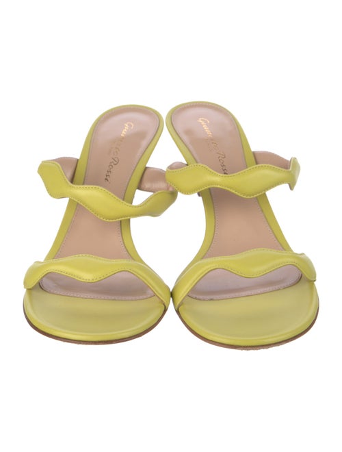 Gianvito Rossi Leather Slides