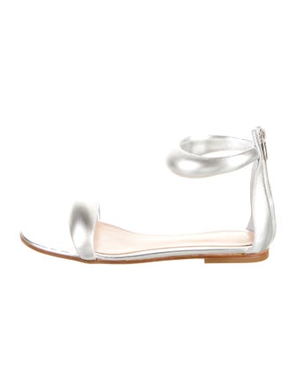 Gianvito Rossi Leather Slingback Sandals