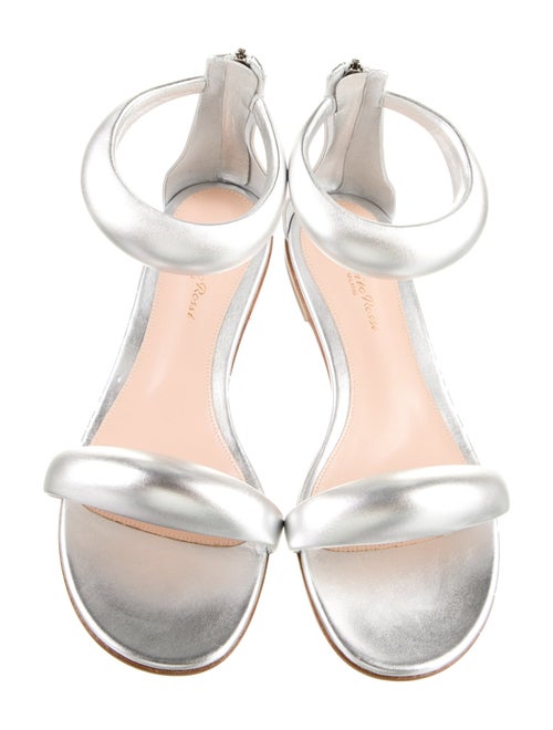 Gianvito Rossi Leather Slingback Sandals