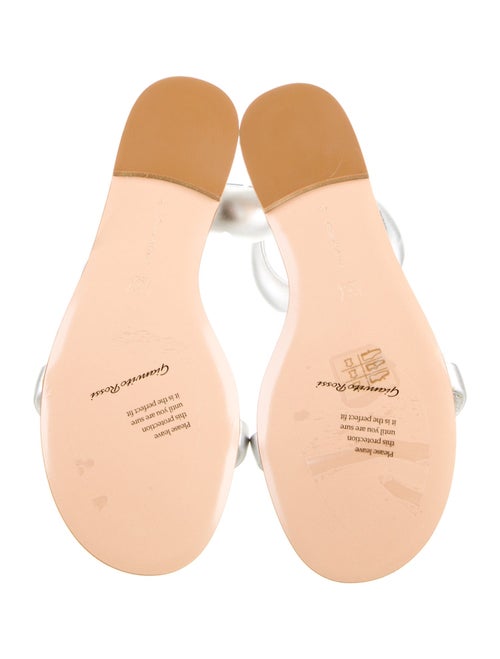 Gianvito Rossi Leather Slingback Sandals