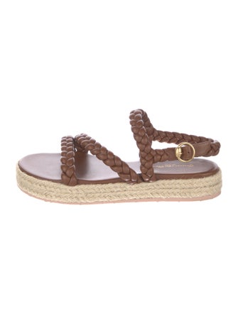 Gianvito Rossi Leather Espadrilles
