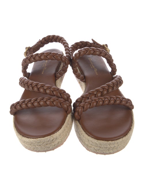 Gianvito Rossi Leather Espadrilles