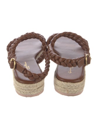 Gianvito Rossi Leather Espadrilles
