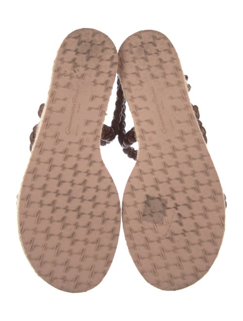 Gianvito Rossi Leather Espadrilles