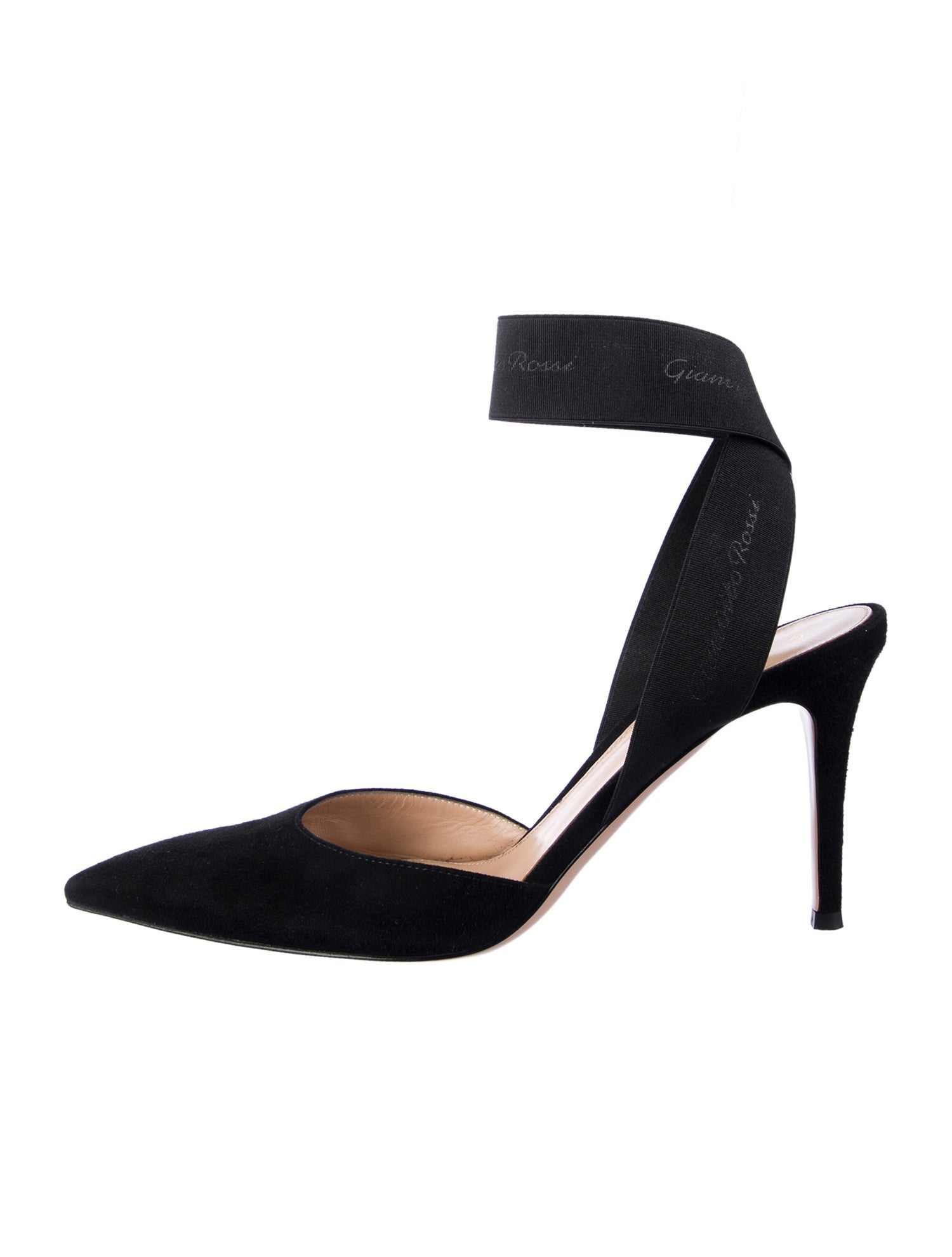 Gianvito Rossi Suede Slingback Pumps